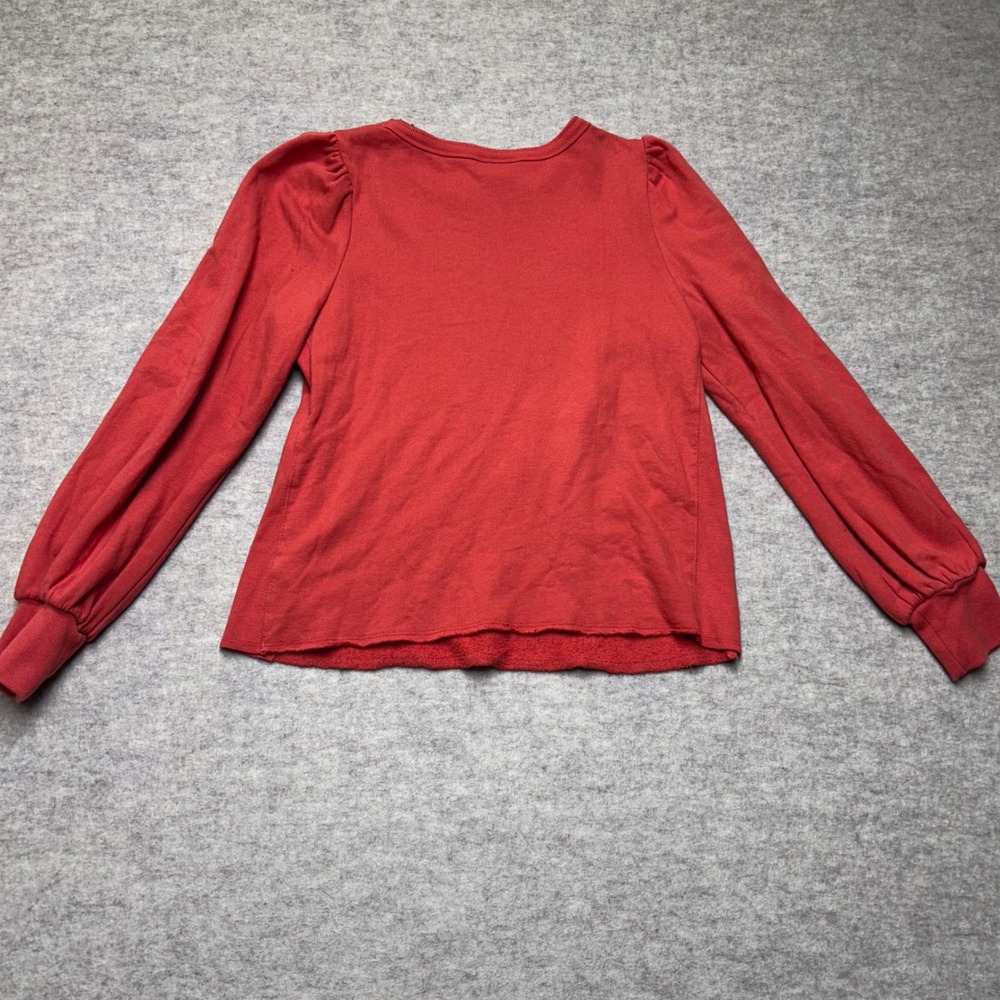 Universal Thread Raglan XS Orange Long Sleeve Pul… - image 5